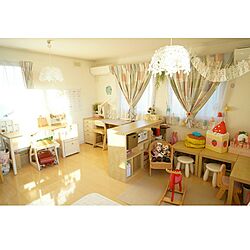 部屋全体/子供部屋/姉妹部屋/学習机/IKEA...などのインテリア実例 - 2017-01-06 08:43:07