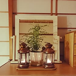 ベッド周り/おうちが一番/観葉植物のある部屋/キャンドルホルダー/スタンドミラーのインテリア実例 - 2017-02-12 04:54:21