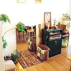 キッチン/籠/DIY棚/古いもののインテリア実例 - 2014-05-27 16:35:39