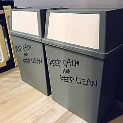 Kitchen counter/キッチン/trashbag/TRASH BOX/trashcan...などのインテリア実例 - 2020-12-30 17:55:00