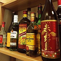 キッチン/お酒/テキーラ/赤霧島のインテリア実例 - 2016-02-25 01:50:01