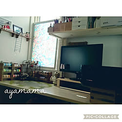 部屋全体/デスク/いつもいいねありがとうございます♡/麻ひも/手作り...などのインテリア実例 - 2018-03-25 15:40:24