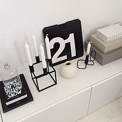 IKEA/白黒/NAVA/Kubus4/モノトーン　...などのインテリア実例 - 2014-06-22 17:42:26