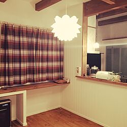 部屋全体/ニトリのカーテン/カーテン/IKEA/照明...などのインテリア実例 - 2017-02-19 18:13:49