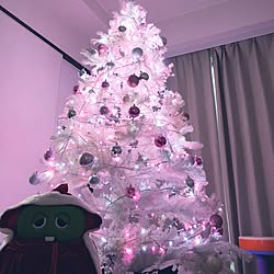 部屋全体/白いクリスマスツリー/でっかいガチャピン/ガチャピン/クリスマスツリー210㎝...などのインテリア実例 - 2016-11-13 15:19:59