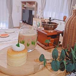 リビング/カフェ風インテリア/ナチュラルな暮らし/いつも見て頂きありがとうございます♡/賃貸でも楽しく♪...などのインテリア実例 - 2023-06-23 18:09:21