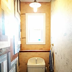 バス/トイレ/トイレの壁のインテリア実例 - 2016-04-16 23:58:50