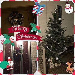 玄関/入り口/クリスマス/IKEA/フェイクグリーンのインテリア実例 - 2016-12-06 08:29:10