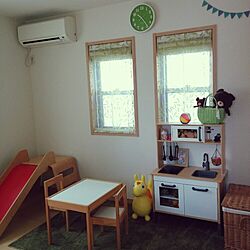 部屋全体/北欧/子供部屋/こどもと暮らす。/IKEA...などのインテリア実例 - 2016-03-02 21:00:01