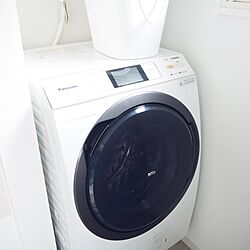 バス/トイレ/洗面所/バスケット/ドラム式洗濯機/Panasonic...などのインテリア実例 - 2016-08-04 23:35:10