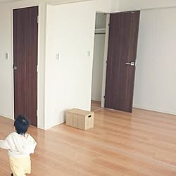 部屋全体/狭いから物は増やさない/入居前/マンション/新築マンション...などのインテリア実例 - 2016-02-01 23:23:24