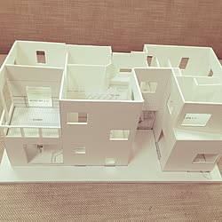 部屋全体/はじめまして♡/模型/新築マイホームのインテリア実例 - 2016-06-16 12:52:24