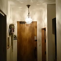 玄関/入り口/シャンデリアのインテリア実例 - 2017-04-12 21:47:26