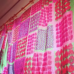 壁/天井/marimekko/北欧/北欧雑貨/手作り...などのインテリア実例 - 2014-02-19 08:01:25