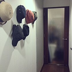 玄関/入り口/帽子のインテリア実例 - 2013-08-03 22:08:40