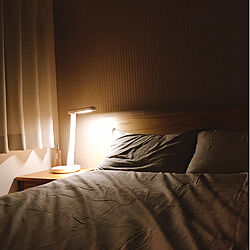 ベッド周り/照明/IKEA/一人暮らし/寝室...などのインテリア実例 - 2017-09-20 21:52:26