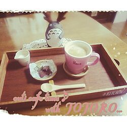 机/素麺箱リメイクトレイ/ハンドメイド☆/セリア/IKEAｺｰｽﾀｰ...などのインテリア実例 - 2016-11-26 14:30:52