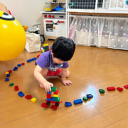 ブロック/おもちゃ/赤ちゃんのいる部屋/子供/おもちゃコーナー...などのインテリア実例 - 2023-04-24 17:08:51
