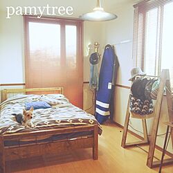 ベッド周り/ベッド/pamytree/ビーチハウス/ハンドメイド...などのインテリア実例 - 2015-11-21 15:51:46