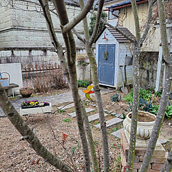 庭/ガーデン/レンガ/レンガの小道/パリの石畳に憧れて...などのインテリア実例 - 2022-03-15 21:52:25