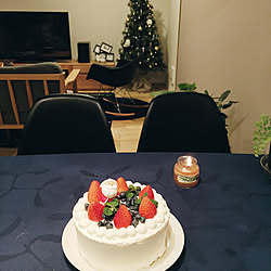 机/クリスマスツリー/SCOPE/クリスマスディナー/クリスマスケーキ...などのインテリア実例 - 2018-12-24 00:34:06