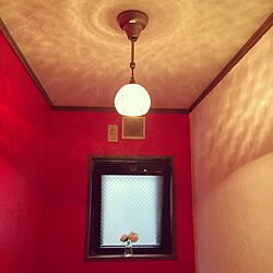 バス/トイレ/ペンキぬりぬり/漆喰壁DIY/照明のインテリア実例 - 2016-06-20 20:41:39