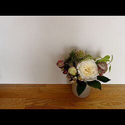 ブーケ/カウンター/花器/リビング/花のある暮らしのインテリア実例 - 2017-05-07 11:33:30