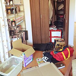 部屋全体/建売住宅/寝室/汚部屋でごめんなさい。/汚部屋をどうにかしたいのインテリア実例 - 2015-05-15 21:33:08