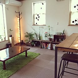 部屋全体/観葉植物/Tse&Tse associees/座卓/生花...などのインテリア実例 - 2017-05-12 17:06:23