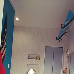 玄関/入り口/surf/海の見える家/青で統一/カフェ風...などのインテリア実例 - 2016-02-28 16:18:54