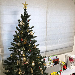リビング/クリスマスツリー/クリスマスツリー150cm/クリスマス/ニトリのクリスマスツリー...などのインテリア実例 - 2018-12-19 17:23:54