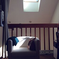 ベッド周り/リビングの上が私の寝室/ソファ/IKEA/天窓...などのインテリア実例 - 2015-03-12 08:05:14