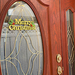 ガラスドア/輸入ドア/玄関ドア/玄関/メリークリスマス...などのインテリア実例 - 2021-12-16 12:39:43