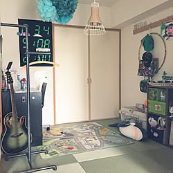 部屋全体/ヴィンテージ/子どもスペース/照明のインテリア実例 - 2015-09-08 11:40:31