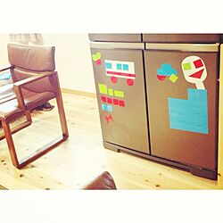 キッチン/マグネット/手作り/冷蔵庫に貼り付けてある磁石/冷蔵庫のインテリア実例 - 2013-06-24 16:13:00