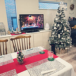 キッチン/クリスマス/2022クリスマス/クリスマスツリー/クリスマスツリー180cm...などのインテリア実例 - 2022-12-25 19:53:35