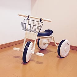 玄関/入り口/三輪車/無印良品/セリア/こどもと暮らす。のインテリア実例 - 2015-10-28 22:35:14