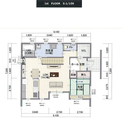 理想の間取り/暮らしやすさ重視/間取り1F/夢のマイホーム/新築一戸建て...などのインテリア実例 - 2020-03-14 21:15:34