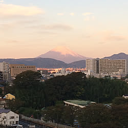 玄関/入り口/積雪/朝焼け/富士山/癒し...などのインテリア実例 - 2017-10-26 18:16:37