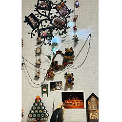 壁/天井/クリスマス写真館/壁飾り/クリスマスディスプレイ/クリスマスのインテリア実例 - 2023-12-18 20:37:56