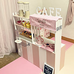 Can★Do/DIY/ジョイントマット/girls room/すのこ棚DIY...などのインテリア実例 - 2019-10-14 21:51:12