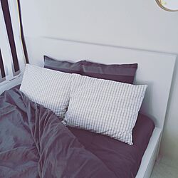 ベッド周り/次はクッションカバー作ろうかな。/ハンドメイド/IKEAのインテリア実例 - 2015-09-12 11:24:52