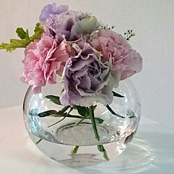 キッチン/お花♡/シンプル/ニトリの花瓶のインテリア実例 - 2015-07-07 00:13:24