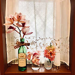 花瓶/小瓶/切り花/切り花がある暮らし/窓ディスプレイ...などのインテリア実例 - 2022-04-06 13:49:29
