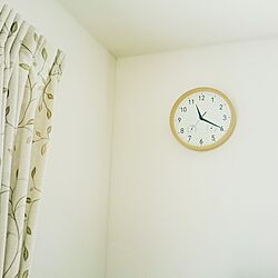 壁/天井/ニトリの時計/漆喰の壁のインテリア実例 - 2017-01-10 11:27:51