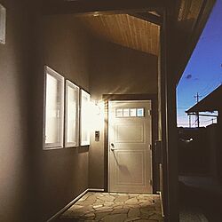 玄関/入り口/北欧/スウェーデン木製断熱玄関ドア/照明のインテリア実例 - 2015-03-25 09:08:24
