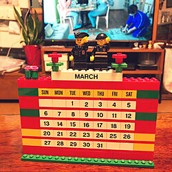 LEGO/毎月1日行事/カレンダー/リビングのインテリア実例 - 2022-03-02 22:01:43