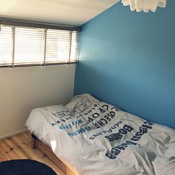 ベッド周り/無印良品ベッド/ニトリ/無垢の床/IKEA...などのインテリア実例 - 2017-03-17 10:00:42