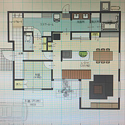 部屋全体/間取り図/間取り/マイホーム/マイホーム記録...などのインテリア実例 - 2018-04-09 15:45:29