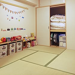 棚/和室/無印良品/子ども部屋/洋服収納のインテリア実例 - 2014-11-05 22:31:50